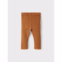 NAME IT Merinould Leggings Wang Snow Brown Sugar